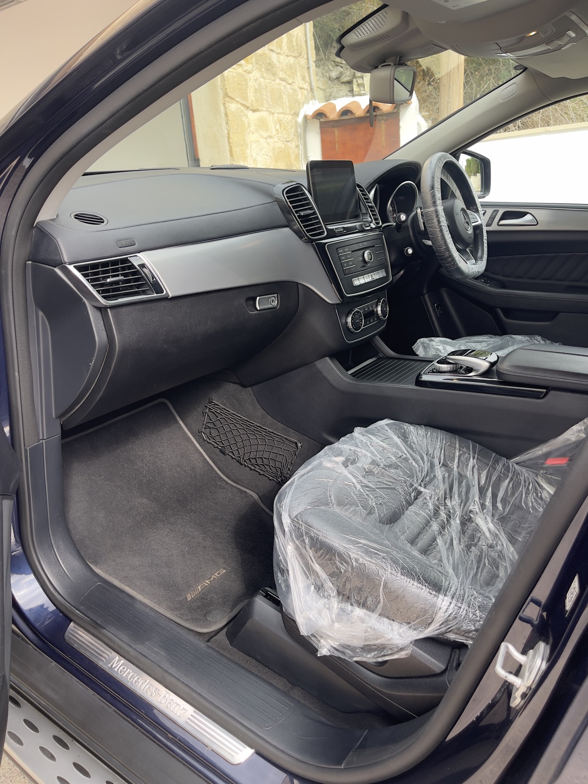 Clean Mercedes-AMG interior dashboard after detailing, PG Detailing